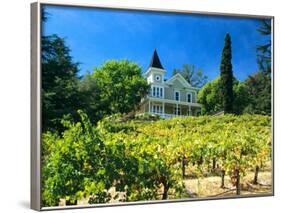 Victorian St. Clement Winery, St. Helen, Napa Valley Wine Country, California, USA-John Alves-Framed Photographic Print