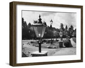 Victorian Street Lamps-null-Framed Photographic Print