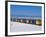 Victorian-Style Bathing Boxes on the Beach, Western Cape, South Africa-John Warburton-lee-Framed Photographic Print