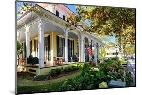 Victorian Style House with a Wrap Around Porch in Cape May, New Jersey-George Oze-Mounted Photographic Print