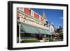 Victorian Style Houses on Ocean Street, Cape May, New Jersey-George Oze-Framed Photographic Print