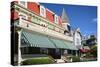 Victorian Style Houses on Ocean Street, Cape May, New Jersey-George Oze-Stretched Canvas