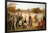 Victorian Tennis Match-null-Framed Art Print