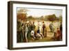 Victorian Tennis Match-null-Framed Art Print