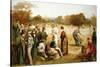 Victorian Tennis Match-null-Stretched Canvas