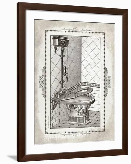 Victorian Toilet II-Gwendolyn Babbitt-Framed Art Print