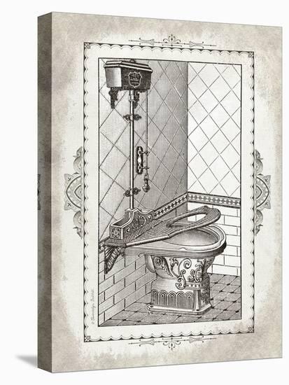 Victorian Toilet II-Gwendolyn Babbitt-Stretched Canvas