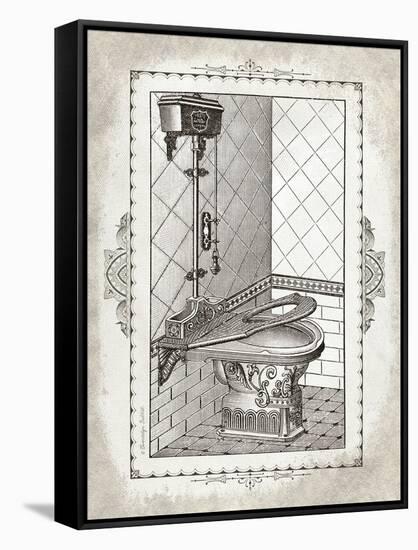 Victorian Toilet II-Gwendolyn Babbitt-Framed Stretched Canvas