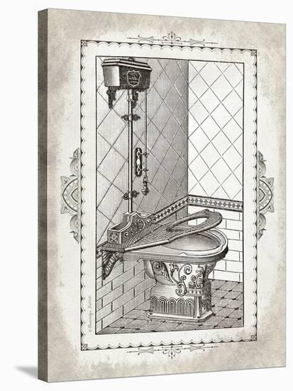 Victorian Toilet II-Gwendolyn Babbitt-Stretched Canvas
