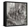 Victorian Tourists at the Hall of Columns or Hypostyle Hall-null-Framed Stretched Canvas