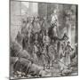 Victorian Tourists at the Hall of Columns or Hypostyle Hall-null-Mounted Giclee Print