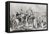 Victorian Tourists at the Pyramids of Giza-null-Framed Stretched Canvas