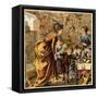 Victorian Toy Shop-null-Framed Stretched Canvas