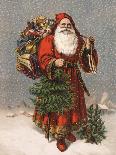 Saint Nicholas (The Original Santa ) - an Early 1900S Vintage Illustration.-Victorian Traditions-Art Print