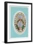 Victorian Valentine Card-null-Framed Giclee Print