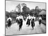 Victorian Women Cyclists Descending a Hill, 1898-null-Mounted Photographic Print
