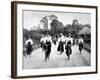 Victorian Women Cyclists Descending a Hill, 1898-null-Framed Photographic Print