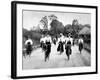 Victorian Women Cyclists Descending a Hill, 1898-null-Framed Photographic Print