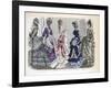 Victorian Women in Winter Fashions, 1875-null-Framed Giclee Print