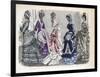 Victorian Women in Winter Fashions, 1875-null-Framed Giclee Print