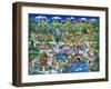 Victorian Zoo-Bill Bell-Framed Giclee Print