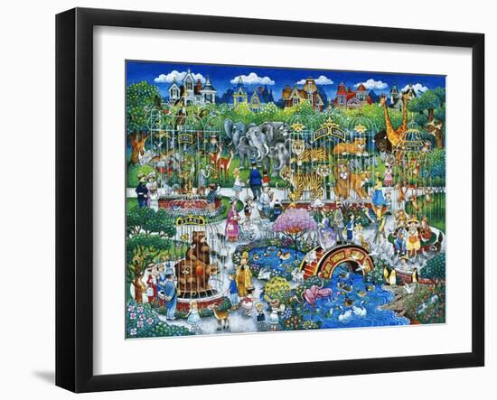 Victorian Zoo-Bill Bell-Framed Giclee Print