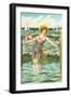 Victorians at the Beach-null-Framed Art Print
