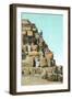 Victorians on Great Pyramid-null-Framed Art Print