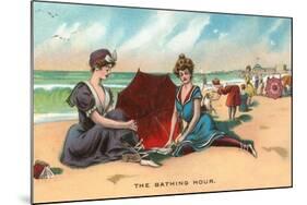 Victorians on the Beach-null-Mounted Art Print