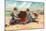 Victorians on the Beach-null-Mounted Art Print