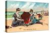Victorians on the Beach-null-Stretched Canvas