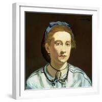 Victorine Meurent by ‰Douard Manet-Édouard Manet-Framed Giclee Print