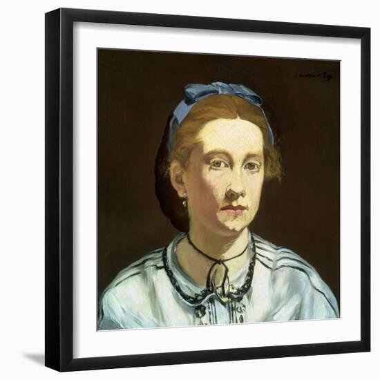 Victorine Meurent by ‰Douard Manet-Édouard Manet-Framed Giclee Print