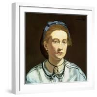 Victorine Meurent by ‰Douard Manet-Édouard Manet-Framed Giclee Print