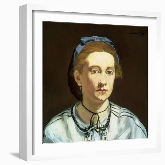 Victorine Meurent by ‰Douard Manet-Édouard Manet-Framed Giclee Print