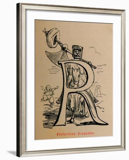 'Victorious Crusader', c1860, (c1860)-John Leech-Framed Giclee Print