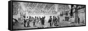 Victorious Gladiators Standing While the Less Fortunate Lay Scattered on the Ground-null-Framed Stretched Canvas