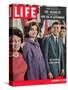 Victorious Young Kennedys, President-elect John Kennedy with Wife and Mother, November 21, 1960-Paul Schutzer-Stretched Canvas