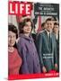 Victorious Young Kennedys, President-elect John Kennedy with Wife and Mother, November 21, 1960-Paul Schutzer-Mounted Photographic Print