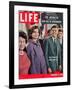 Victorious Young Kennedys, President-elect John Kennedy with Wife and Mother, November 21, 1960-Paul Schutzer-Framed Photographic Print