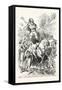 Victory! 1880, Horse, Horses, Carriage-null-Framed Stretched Canvas