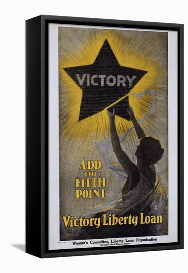 Victory - Add the Fifth Point - Victory Liberty Loan Poster-null-Framed Stretched Canvas