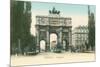 Victory Arch, Munich, Germany-null-Mounted Premium Giclee Print