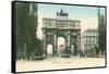 Victory Arch, Munich, Germany-null-Framed Stretched Canvas