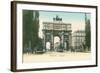 Victory Arch, Munich, Germany-null-Framed Art Print