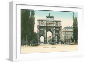 Victory Arch, Munich, Germany-null-Framed Art Print