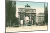 Victory Arch, Munich, Germany-null-Mounted Art Print