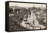 Victory Celebrations, Place De La Concorde, Paris, 14 July 1919-null-Framed Stretched Canvas