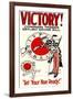 Victory! Congress Passes Daylight Savings Bill Poster-null-Framed Giclee Print