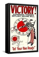 Victory! Congress Passes Daylight Savings Bill Poster-null-Framed Stretched Canvas